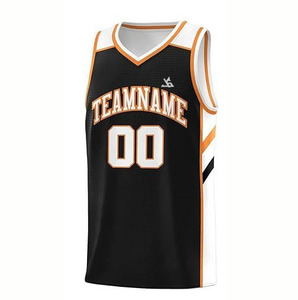 Maillot de basket-ball pour homme de haute qualité, grande taille, antibactérien, imprimé, personnalisable, en mesh respirant, écologique, séchage rapide - Product Image 3