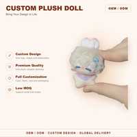 Porte-clés en peluche personnalisé CE CPC, poupée Kpop Idol personnalisée 5cm 10cm, jouet en peluche en coton, vente en gros d'usine OEM