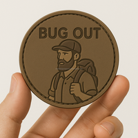 Écussons durables personnalisés en PVC 3D, en caoutchouc imperméable, en forme de cœur, alphabet, à coudre, pour scouts, rectangulaires, triangulaires, pour chapeaux, clubs d'aventure et de camping