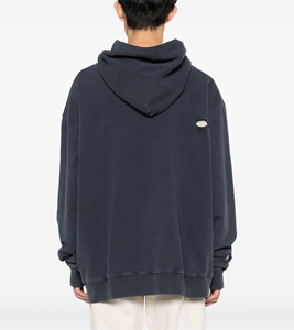 Pull-over d'hiver pour homme en molleton épais 100% coton de haute qualité, écologique, coupe régulière, coupe-vent, streetwear, uni - Product Image 2