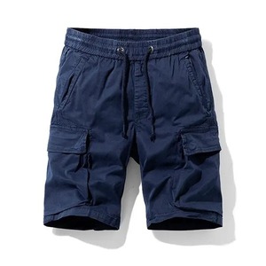 Short Cargo en coton de grande taille pour homme, coupe décontractée, Camouflage Rip-stop, avec poches, taille élastique, pour la maison - Product Image 5