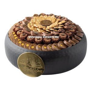 Luxury Stainless Steel Eco-Friendly <b>Chocolate</b> Bowl Handmade Designer <b>Fancy</b> Round Shape High Quality Wedding Use - Product Image 3