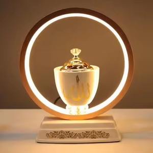 Brûleur d'encens portable en bois de santal, écologique, aromathérapie, avec des accents arabes de qualité supérieure, forme de conception personnalisée - Product Image 3