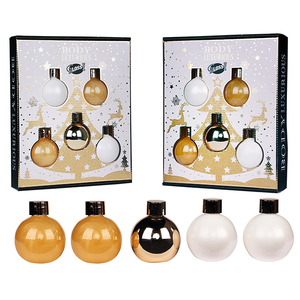 Set Regalo Lussuoso di Palline da Bagno Dorate per Amanti dei Profumi - Product Image 1