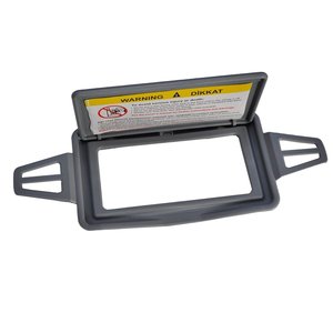 Couverture de rétroviseur de pare-soleil couleur grise pour Mercedes Classe E W210 1996-2003 - Product Image 4