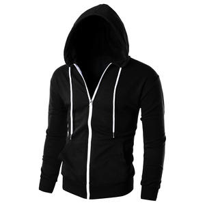 Streetgrace Homme Sweat à capuche zippé personnalisé avec logo en tissu doux coupe OEM et marque de distributeur Vêtements de mode - Product Image 4