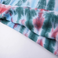 Camiseta de Mujer 100% Algodón Orgánico, Alta Calidad, Transpirable, Secado Rápido, Logos Personalizados, Tie Dye, Estampado 3D, Ropa Casual de Primavera