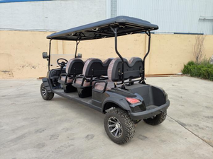 Giá rẻ sang trọng 6 chỗ ngồi tốc độ thấp xe 4 bánh xe đẩy điện đường phố hợp pháp Golf giỏ hàng để bán - Product Image 6