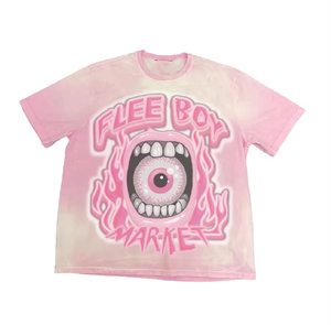 Graphique personnalisé 100% coton biologique T-Shirt pour hommes de grande taille motif imprimé solide coupe ample teint uni avec 260 grammes de poids - Product Image 2