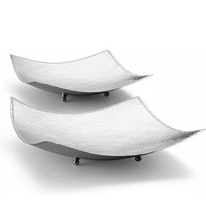 Nouveau plateau carré martelé en or cuivre élégant plateau de service moderne élégant décoratif luxe fêtes à la maison et occasions spéciales - Product Image 5