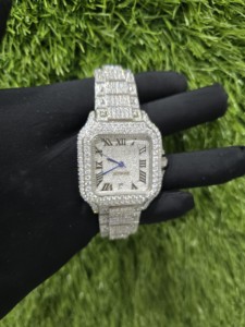 Montre Homme Édition Limitée 2026 - Boîtier Carré Quartz Saphir avec Pièce Luminescente Bracelet en Acier Inoxydable Style Hip Hop Tendance - Product Image 4