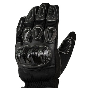 Gants d'équitation en cuir chauffants à batterie rechargeable pour hommes, équipement de sport d'hiver imperméable, noir - Product Image 4