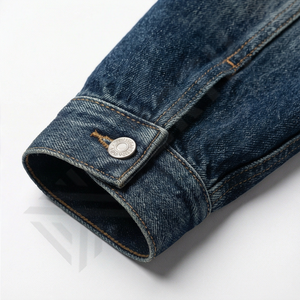 Chaqueta Vaquera para Hombre, Diseño Personalizado con Parche de Logotipo, Corte Clásico, Uniforme de Mezclilla, Chaqueta de Marca para Personal, Ropa de Calle, Moda - Product Image 6