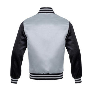 Veste universitaire pour homme sur mesure, haute qualité, 100% laine, style streetwear, broderie de baseball avec des patchs en chenille à motifs de lettres - Product Image 6