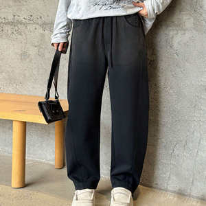 Wholesale Streetwear Customizable Mens Women's Elastic Waist Woolen Fabric Quick Dry <b>Fleece</b> Thickness Formal Smart <b>Tight</b> Sports - Product Image 1