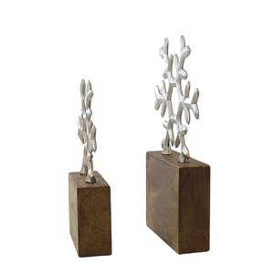 Handmade Snowflakes Table Top with Wood Base in Best Price From Christmas Home Decor & Gifting Purpose - Product Image 2