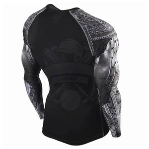 Haute qualité hommes Rash guard Gym Fitness porter fait Rash Guard Protection solaire maillots de bain en bas quantité minimale de commande - Product Image 4