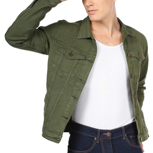 Chaqueta de Mezclilla Elástica Transpirable de Alta Calidad con Efecto Desgastado, Teñido Liso, Secado Rápido, Ropa Urbana de Invierno para Hombre, Personalizable con Logotipo OEM - Product Image 6