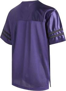 Camiseta de fútbol de equipo de bandera universitaria de alta moda de diseño personalizado camisetas cortas transpirables uniforme americano sublimado - Product Image 5