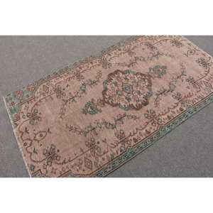 Vintage Brown Green 3.6 X 6.5ft Large Area <b>Rug</b> Turkish Style Abstract Pattern Wool <b>Seagrass</b> Rectangle Hallway Latex Room <b>Rug</b> - Product Image 2