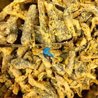 Peau de poisson salée séchée croustillante, en vrac, exportation à prix de gros