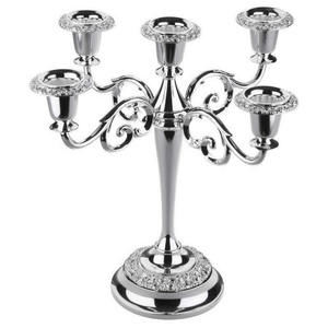 Candelabro de 5 Brazos para Decoración de Mesa de Hotel, Diversos Tipos de Acabados, Portavelas Decorativo para Jardín - Product Image 2
