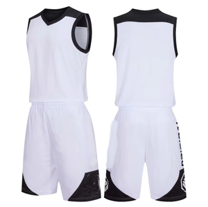 Vente en gros de vêtements de basket-ball respirants de basket-ball personnalisés pas chers 100% chemises de basket-ball en polyester uniformes Hembd Camisa de haute qualité - Product Image 1