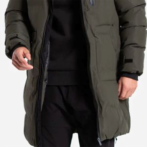 Chaqueta larga de alta calidad para hombre con forro aislante y tela duradera para el calor del invierno - Product Image 5