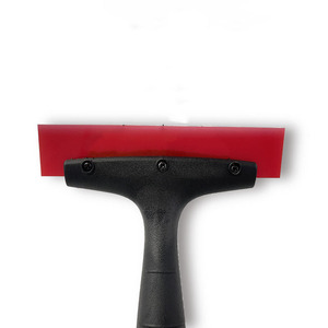 Qili mới đến Màu Đỏ nhựa giống cây chổi với cao su xử lý tự động phim gói và keo loại bỏ công cụ <span class=keywords><strong>Ice</strong></span> <span class=keywords><strong>scraper</strong></span> - Product Image 1