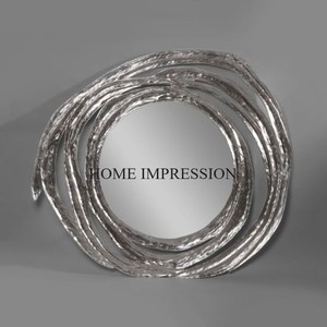 High Standard Quality Material Top Rated Round Shape Unique Fancy Designer Wall <b>Decorative</b> Mirror Supplies From Indian Supplier - Product Image 3