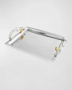 Bandeja de lujo hecha a mano para servir arroz, decoración moderna para el hogar y fiestas, segura, chapada, de Zaid Exports - Product Image 3