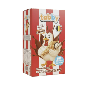 Tabby Crunch, Bocadillos de Pollo con Chocolate, 50g, Golosina Dulce y Crujiente, Sabor Único, Bocadillos Cubiertos de Chocolate Crujiente, Precio Económico - Product Image 5