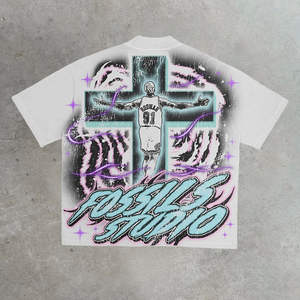 Camiseta de Alta Calidad de 180 Gramos, Estampada con Serigrafía, Manga Corta, Diseño Sólido, Logotipo Personalizado - Product Image 2