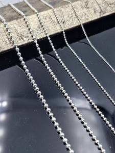 925 Sterling <b>Silver</b> Excellent Quality Ball <b>Chain</b> For <b>Men</b> And Women Handmade Designer Trendy Classic Design Customized Size - Product Image 6