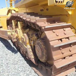 Bulldozer d'occasion Komatsu 375A, marque japonaise d'origine, grand bulldozer sur chenilles, lame de bulldozer, équipement lourd - Product Image 6