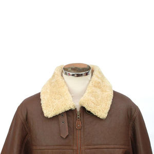 2025 Vintage Style Winter <b>Men</b> Fashionable Fur Leather <b>Long</b> <b>Coat</b> Custom Shearling Design Outerwear Leather <b>Long</b> <b>Coat</b> For Unisex - Product Image 2