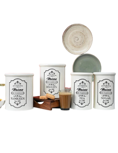 Ensemble de boîtes de stockage de légumes modernes Récipient alimentaire en métal écologique pour le stockage des aliments de cuisine avec couvercle hermétique - Product Image 4