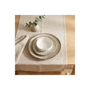 Valencia 3-Piece Porcelain Serving Set Modern Design with <b>Large</b> Serving <b>Plate</b> Breakfast <b>Plate</b> Dishwasher Safe Bowl - Product Image 1