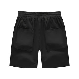 Short d'entraînement décontracté pour homme avec logo Short de gym en spandex tricoté Style respirant à séchage rapide Motif solide en tissu de polyester - Product Image 6