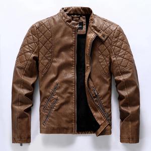 Chaquetas de Cuero Personalizadas para Hombre 2025, Chaquetas de Lona de Invierno de Alta Calidad, Diseño Casual y Moderno, Nueva Llegada - Product Image 1