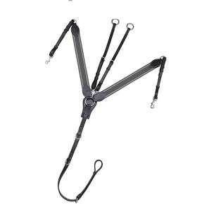 Placa de cuero con accesorio para correr, elástica, color gris, marrón, negro, de cuero inglés - Product Image 1