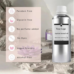 Vente en gros en vrac Huile de noyau d'abricot biologique 100% pure Huile de support de qualité cosmétique pour les soins de la peau Huile de Prunus Armeniaca - Product Image 4