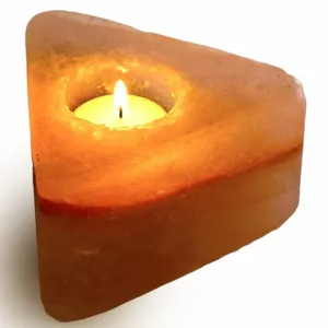 Portavelas de candelita de sal con forma cuadrada del Himalaya de Sian Enterprises para promoción decoración del hogar bodas modelo 2017 - Product Image 6