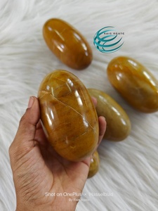 หินแจสเปอร์สีเหลืองธรรมชาติ ลิงแกม ขัดเงา คริสตัลบำบัด พลังงานบำบัด รีกิ ของตกแต่งบ้าน ขายส่ง - Product Image 4