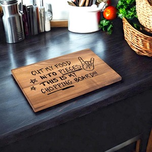 Tabla de Cortar de Madera de Estilo Moderno, Tabla Artesanal para Preparar Alimentos, Servir y Decorar la Mesa, Accesorio de Cocina de Estilo Moderno - Product Image 2