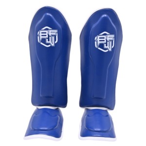 Protèges-tibias personnalisés pour le kickboxing, le Muay Thai, l'entraînement et le sparring, protège-tibias en cuir véritable, protège-pieds - Product Image 2