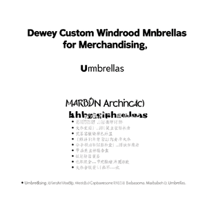 Ombrelli Personalizzati Antivento Dewey per Merchandising - Product Image 2