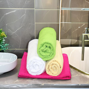 Hermosos juegos de toallas de baño de algodón de gran tamaño para niños con logotipo personalizado Color sólido tejido Technics mejor diseño toallas de baño - Product Image 3