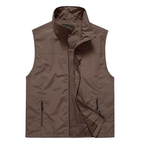 Chaleco de Senderismo para Hombre, Estilo Único, Sin Mangas, Softshell, Cremallera Completa, Cortavientos, Diseño Personalizado, Deportivo, para Viajes - Product Image 3