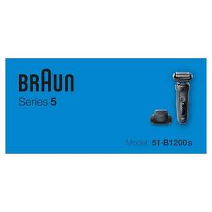 Afeitadora Eléctrica Inalámbrica Recargable para Hombre, Impermeable IPX7, con Cinco Cuchillas y Accesorio Recortador para Afeitar y Recortar la Barba - Product Image 6